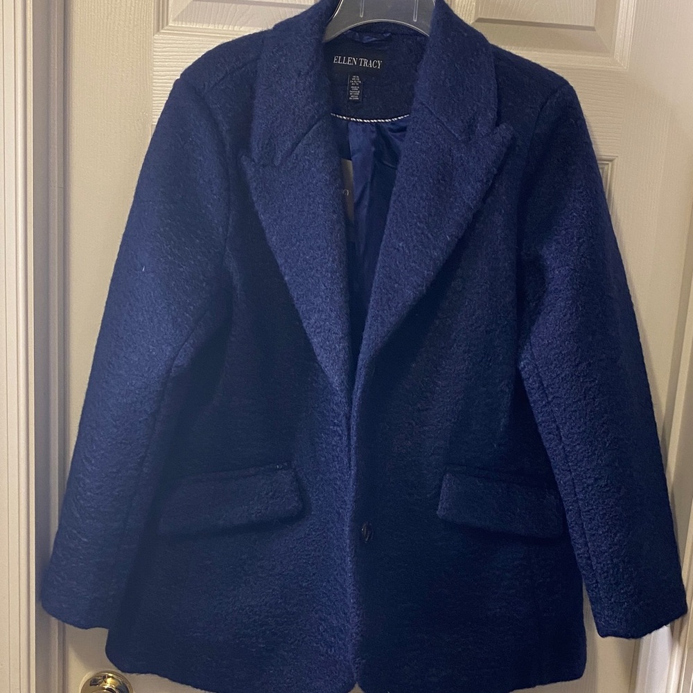 Ellen Tracy Women's Deep Blue Blazer